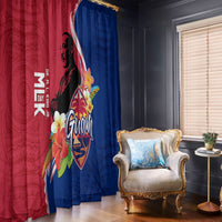 Guam Martin Luther King Jr Day Window Curtain LT05 - Polynesian Pride