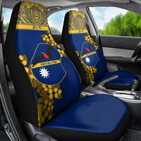 Personalised Repubrikin Naoero Independence Day Car Seat Cover Tamanu With Coat Of Arms LT05 - Polynesian Pride