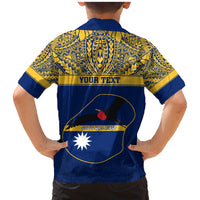 Personalised Repubrikin Naoero Independence Day Family Matching Mermaid Dress and Hawaiian Shirt Tamanu With Coat Of Arms LT05 - Polynesian Pride