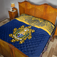 Repubrikin Naoero Independence Day Quilt Tamanu With Coat Of Arms LT05 - Polynesian Pride