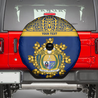 Repubrikin Naoero Independence Day Spare Tire Cover Tamanu With Coat Of Arms LT05 - Polynesian Pride