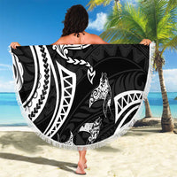 Hawaii Manta Ray Beach Blanket Polynesian Art Tattoo