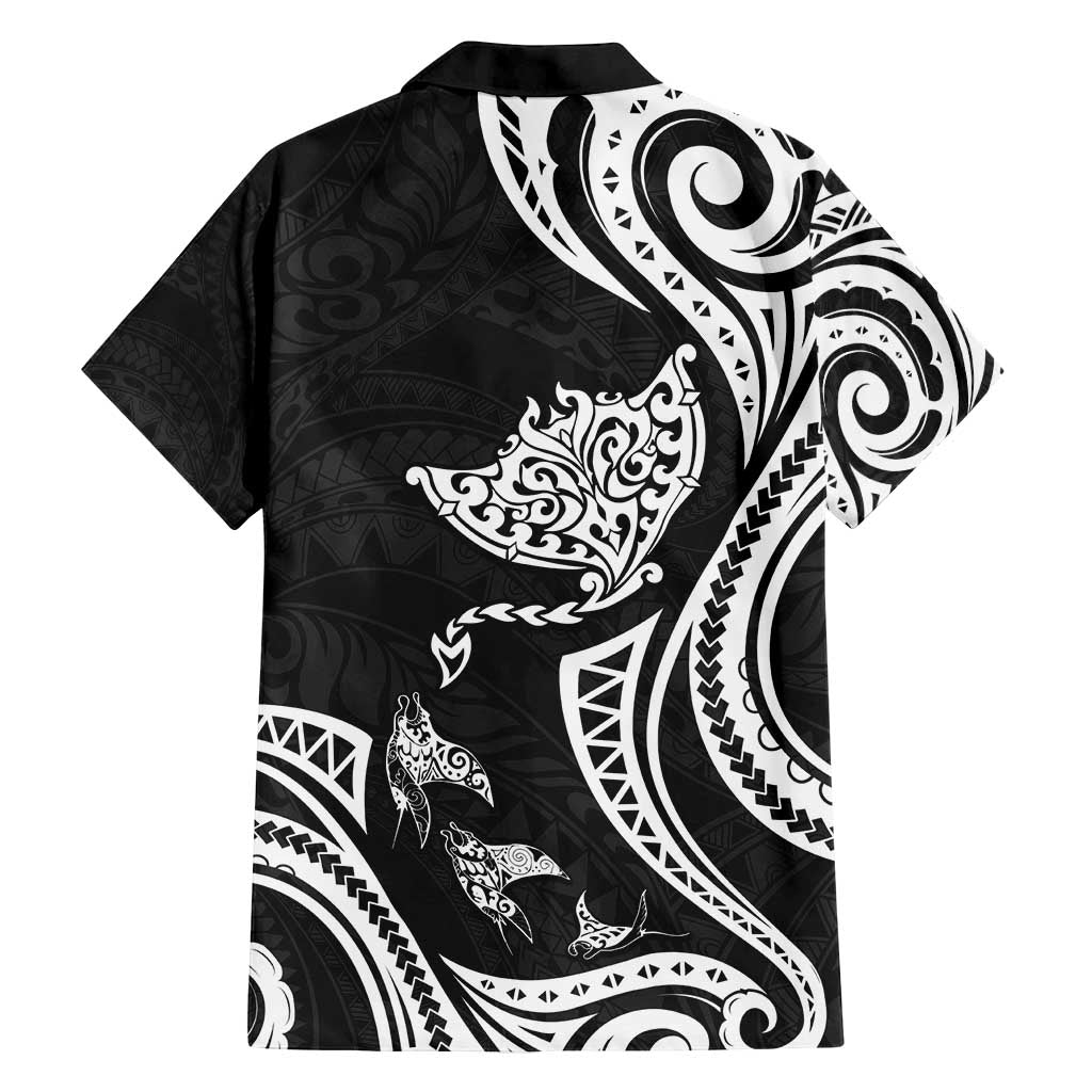 Hawaii Manta Ray Family Matching Puletasi and Hawaiian Shirt Polynesian Art Tattoo LT05 - Polynesian Pride