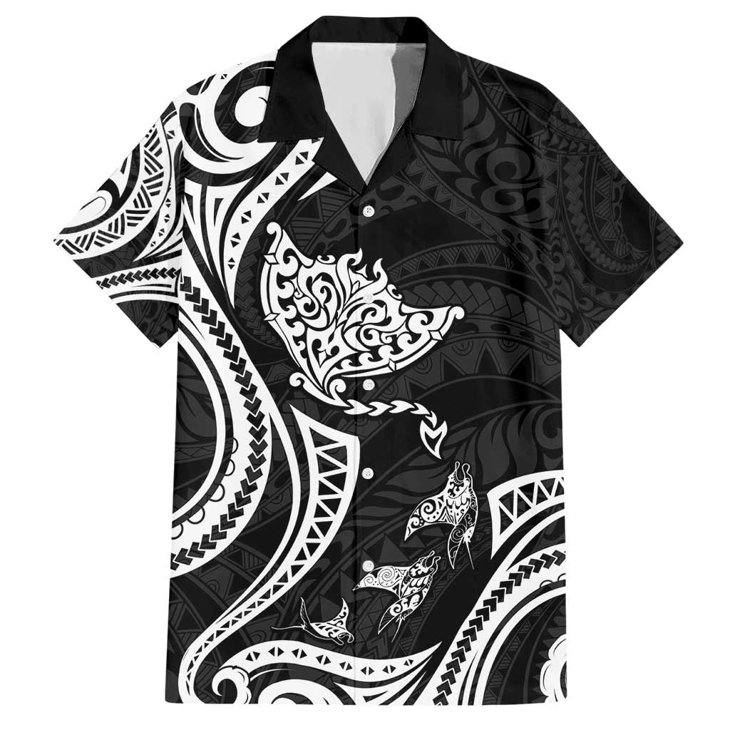 Hawaii Manta Ray Hawaiian Shirt Polynesian Art Tattoo