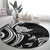 Hawaii Manta Ray Round Carpet Polynesian Art Tattoo