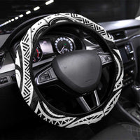Hawaii Manta Ray Steering Wheel Cover Polynesian Art Tattoo LT05