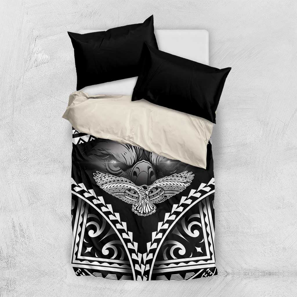 Hawaiian Hawk Bedding Set Polynesian Pattern Style