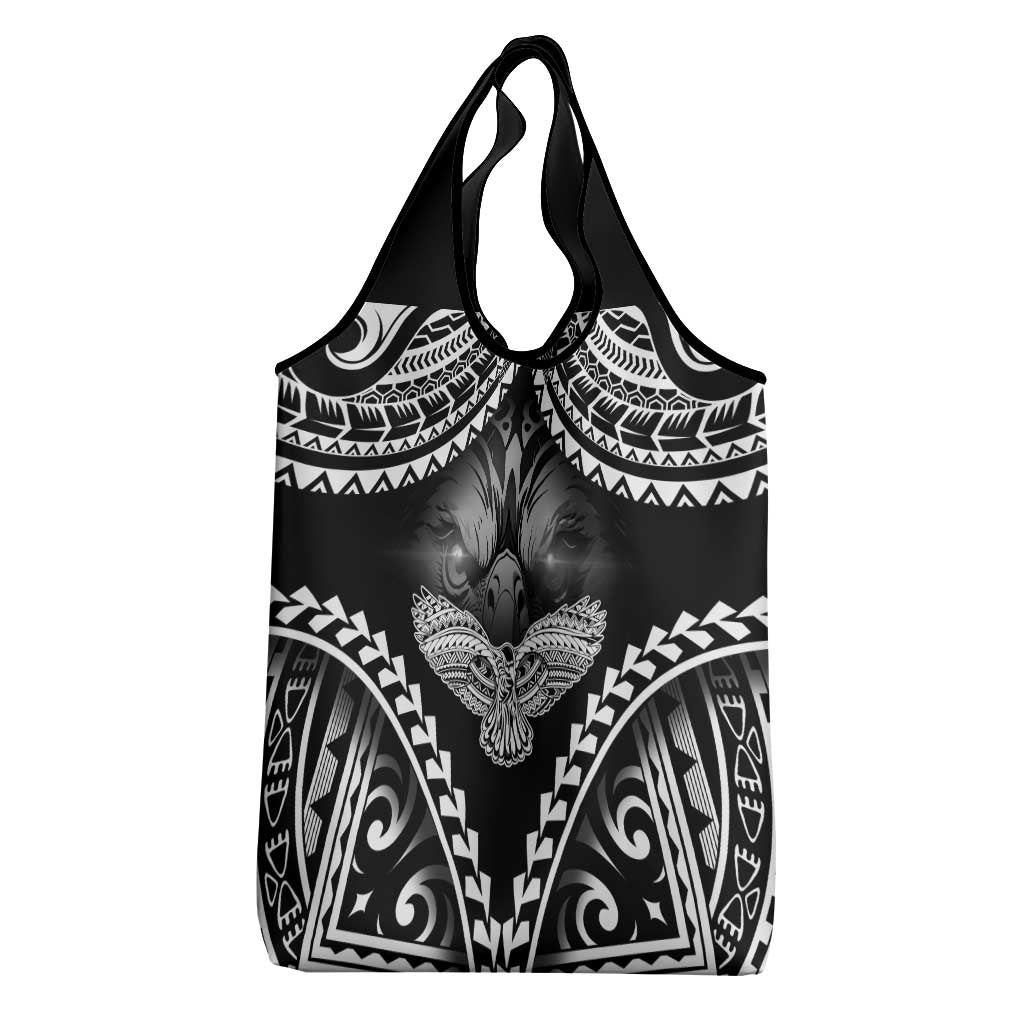 Hawaiian Hawk Grocery Bag Polynesian Pattern Style