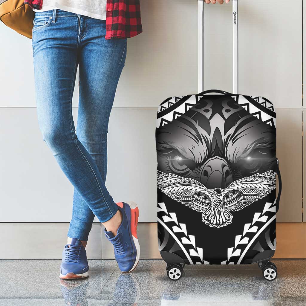 Hawaiian Hawk Luggage Cover Polynesian Pattern Style