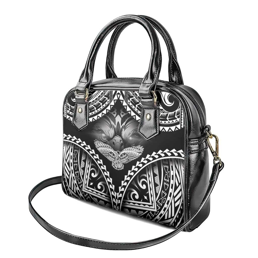 Hawaiian Hawk Shoulder Handbag Polynesian Pattern Style