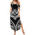 Hawaiian Hawk Summer Maxi Dress Polynesian Pattern Style