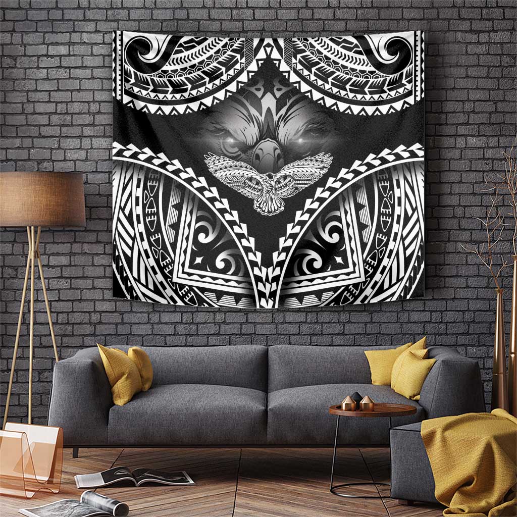 Hawaiian Hawk Tapestry Polynesian Pattern Style