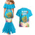 Ohana Hawaii Couples Matching Mermaid Dress and Hawaiian Shirt Kawaii Family Turtle