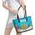 Ohana Hawaii Leather Tote Bag Kawaii Family Turtle