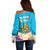 Ohana Hawaii Off Shoulder Sweater Kawaii Family Turtle