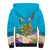 Ohana Hawaii Sherpa Hoodie Kawaii Family Turtle