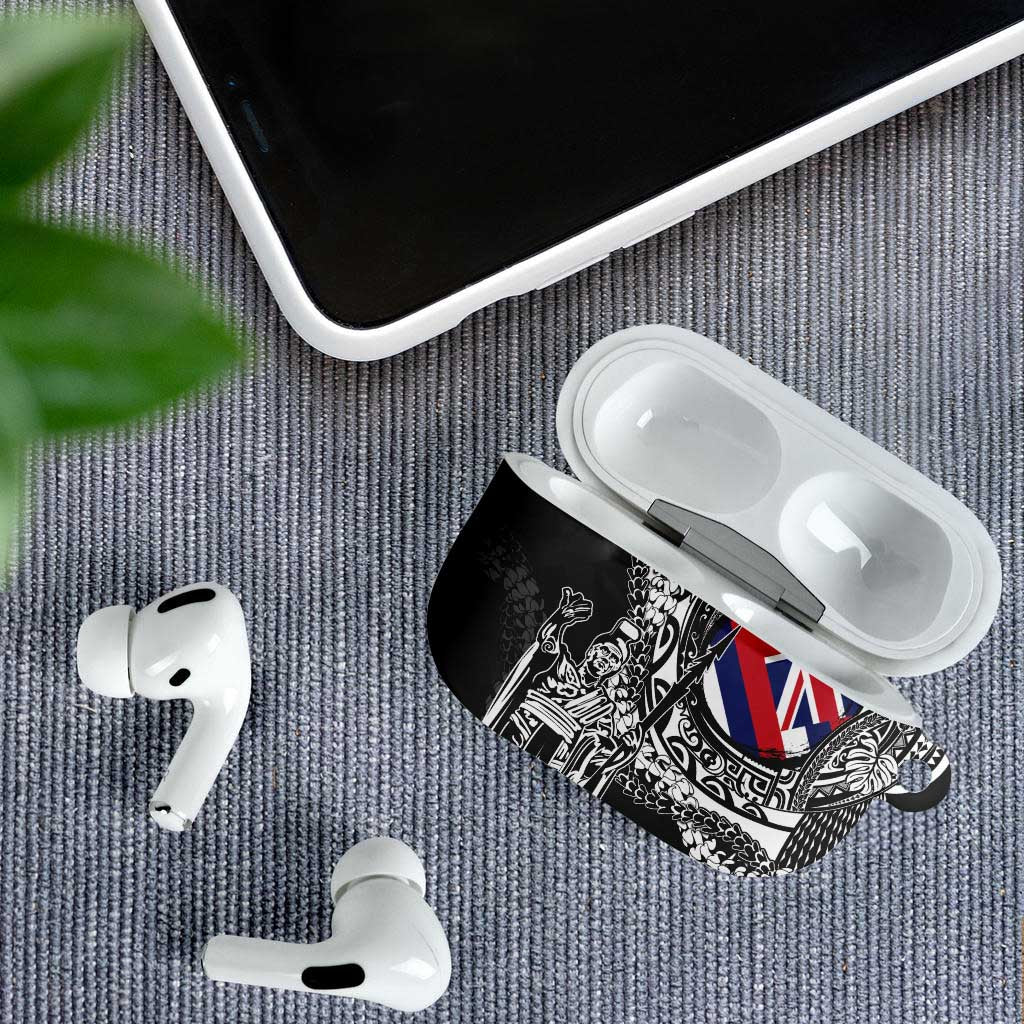 Hawaii King Flag AirPods Case Hawaiian Maile Lei - Polynesian Pride