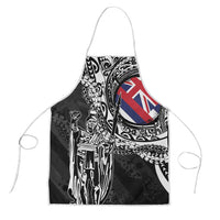 Hawaii King Flag Apron Hawaiian Maile Lei - Polynesian Pride