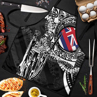 Hawaii King Flag Apron Hawaiian Maile Lei - Polynesian Pride