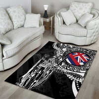 Hawaii King Flag Area Rug Hawaiian Maile Lei - Polynesian Pride