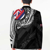Hawaii King Flag Blazer Hawaiian Maile Lei - Polynesian Pride