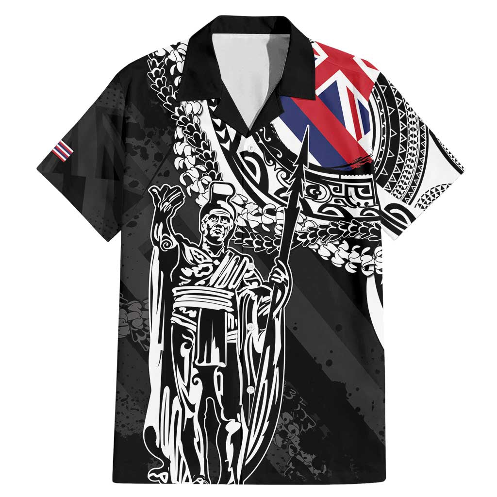 Hawaii King Flag Family Matching Mermaid Dress and Hawaiian Shirt Hawaiian Maile Lei - Polynesian Pride