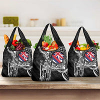Hawaii King Flag Grocery Bag Hawaiian Maile Lei - Polynesian Pride