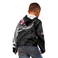 Hawaii King Flag Kid Hoodie Hawaiian Maile Lei - Polynesian Pride