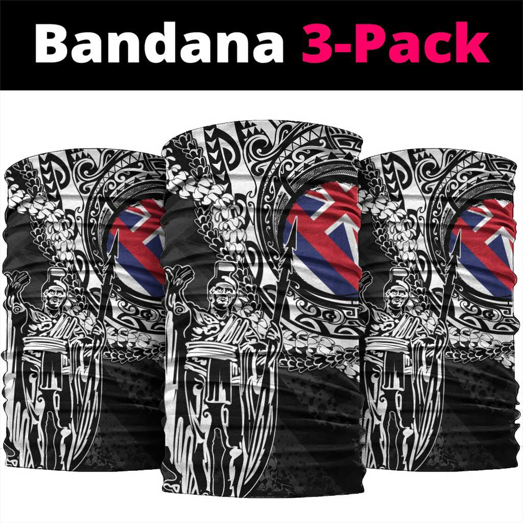 Hawaii King Flag Neck Gaiter Hawaiian Maile Lei - Polynesian Pride