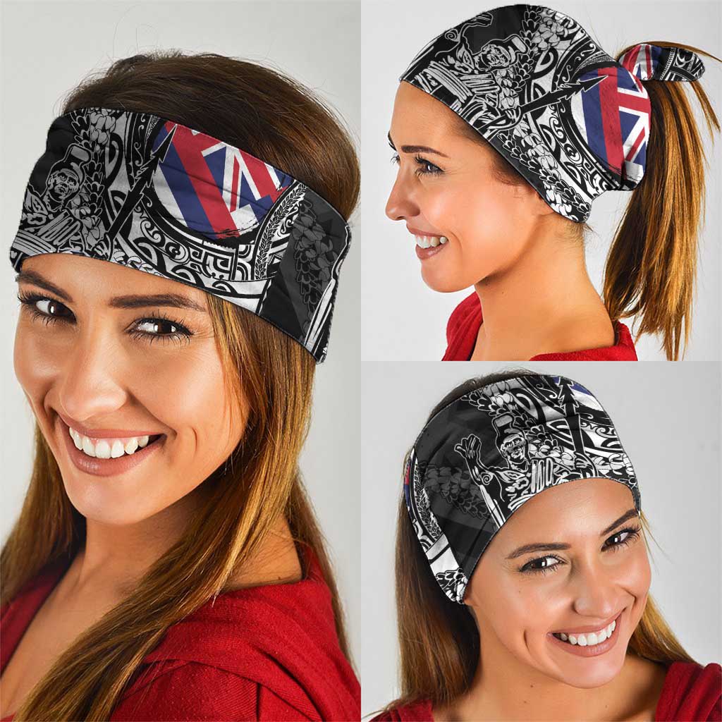 Hawaii King Flag Neck Gaiter Hawaiian Maile Lei - Polynesian Pride