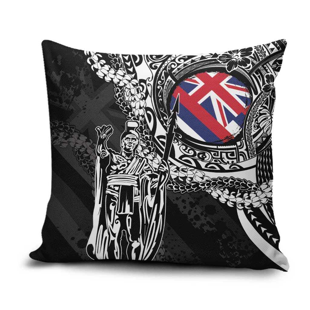 Hawaii King Flag Pillow Cover Hawaiian Maile Lei - Polynesian Pride