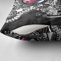 Hawaii King Flag Pillow Cover Hawaiian Maile Lei - Polynesian Pride