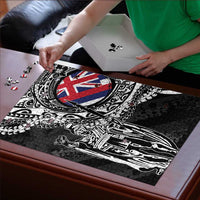 Hawaii King Flag Puzzle Hawaiian Maile Lei - Polynesian Pride