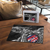 Hawaii King Flag Puzzle Hawaiian Maile Lei - Polynesian Pride