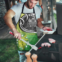 New Zealand Cook Islands Apron Maori Tiki With Circle Stars Turtle - Polynesian Pride