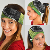 New Zealand Cook Islands Neck Gaiter Maori Tiki With Circle Stars Turtle - Polynesian Pride