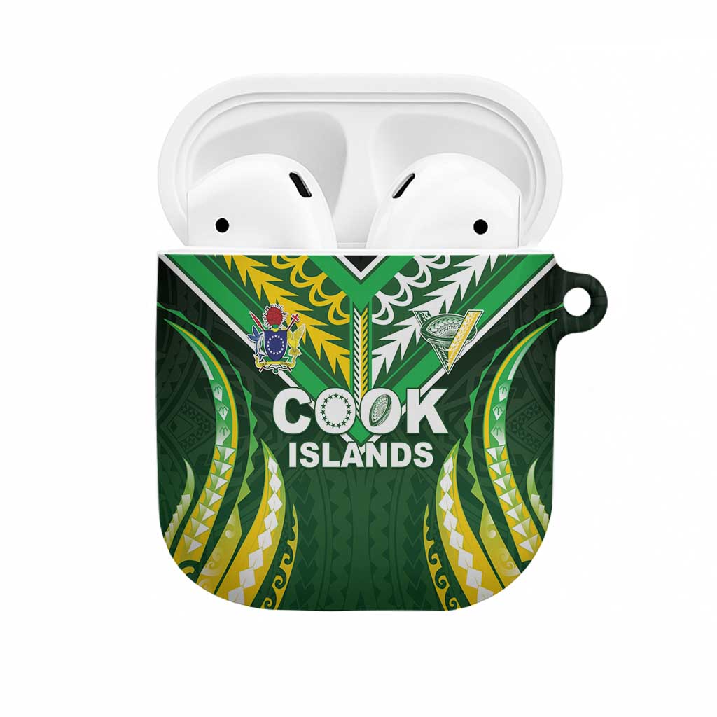 Cook Islands Rugby AirPods Case Unique Style Green Version - Polynesian Pride