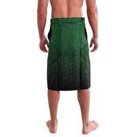 Custom Cook Islands Rugby Lavalava Unique Style Green Version - Polynesian Pride