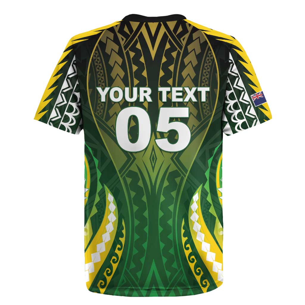 Custom Cook Islands Rugby Rugby Jersey Unique Style Green Version - Polynesian Pride