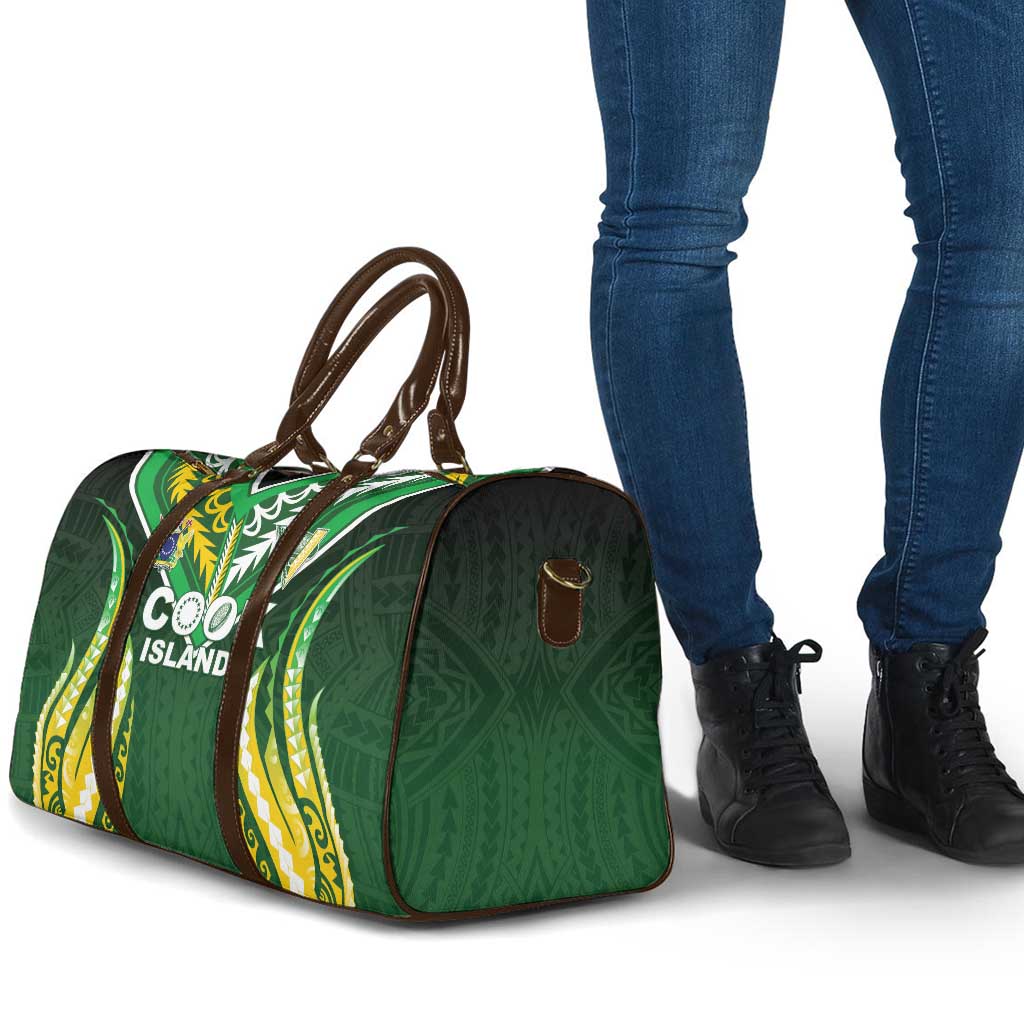 Cook Islands Rugby Travel Bag Unique Style Green Version - Polynesian Pride