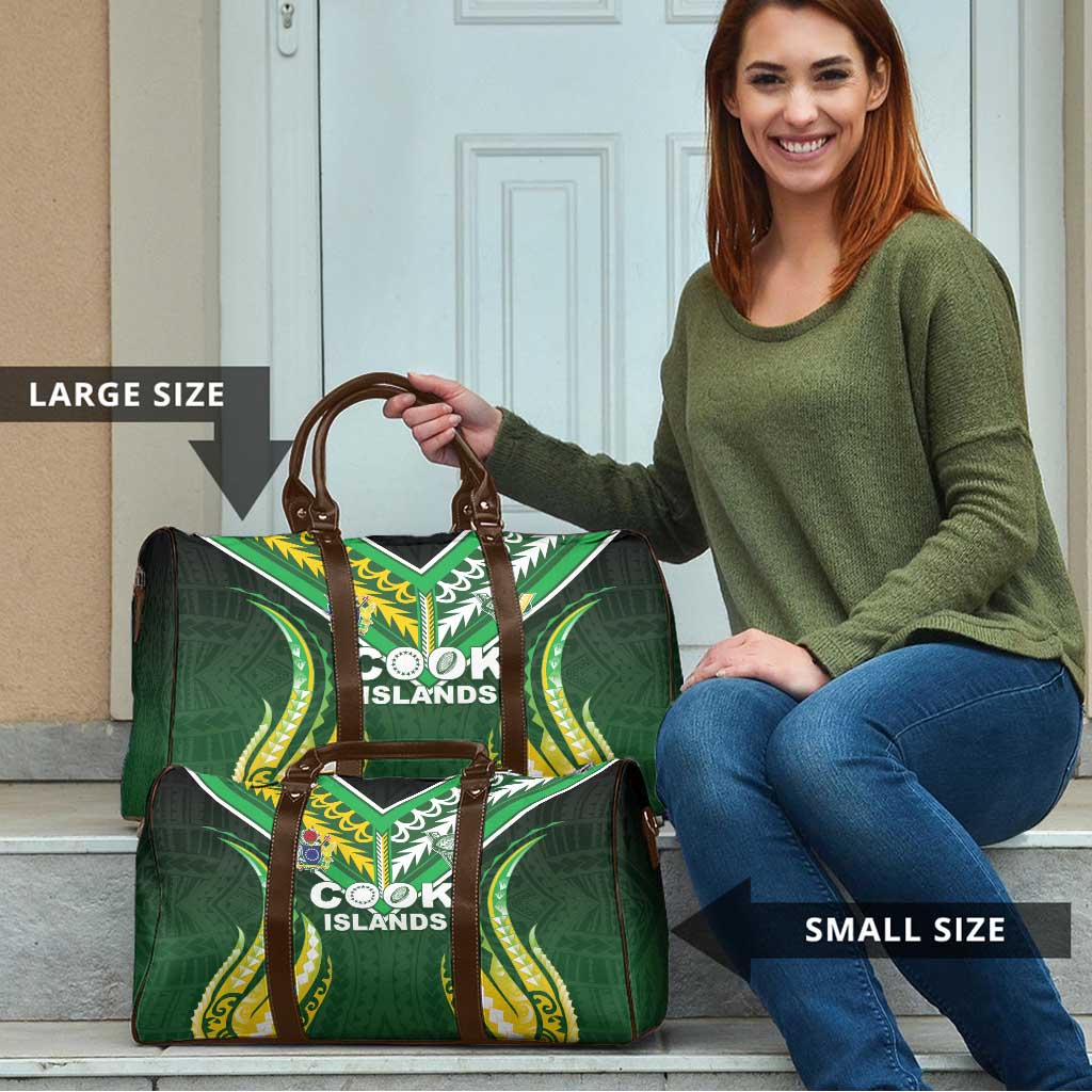 Cook Islands Rugby Travel Bag Unique Style Green Version - Polynesian Pride