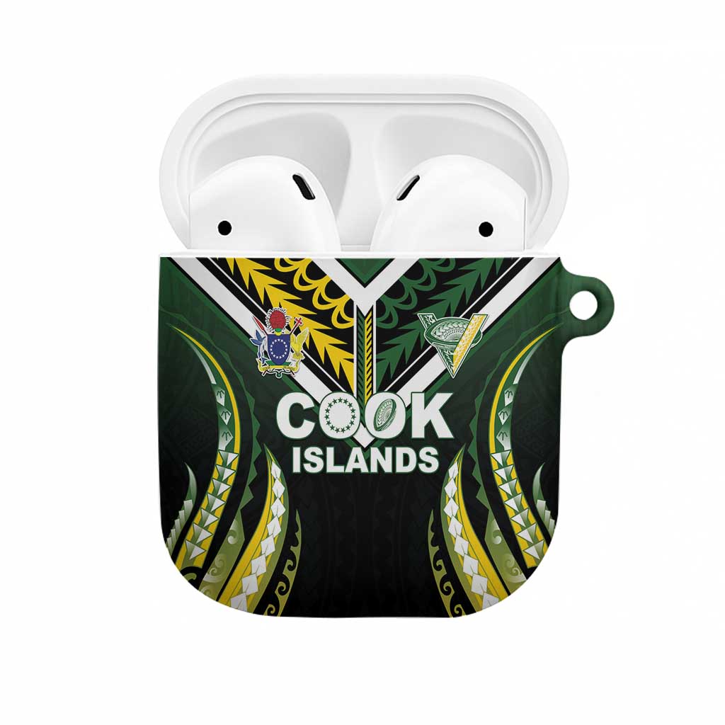 Cook Islands Rugby AirPods Case Unique Style Black Version - Polynesian Pride