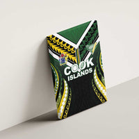 Cook Islands Rugby Canvas Wall Art Unique Style Black Version - Polynesian Pride