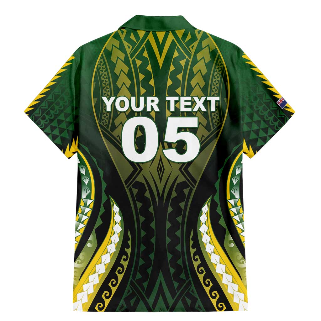 Custom Cook Islands Rugby Family Matching Mermaid Dress and Hawaiian Shirt Unique Style Black Version - Polynesian Pride