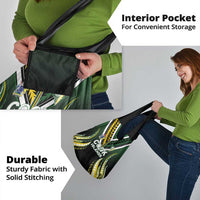 Cook Islands Rugby Grocery Bag Unique Style Black Version - Polynesian Pride