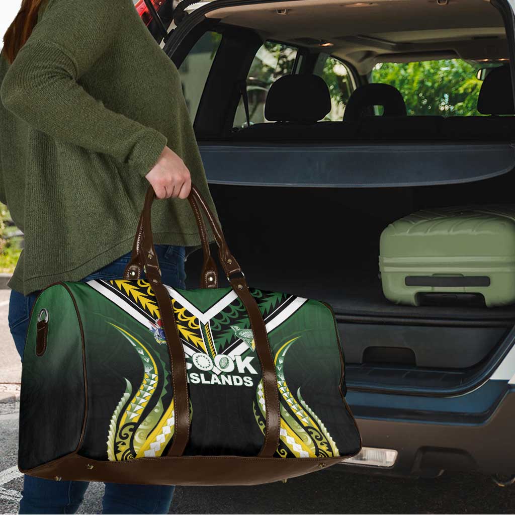 Cook Islands Rugby Travel Bag Unique Style Black Version - Polynesian Pride