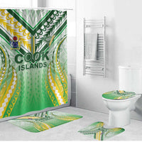 Cook Islands Rugby Bathroom Set Unique Style White Version - Polynesian Pride
