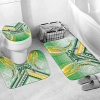 Cook Islands Rugby Bathroom Set Unique Style White Version - Polynesian Pride