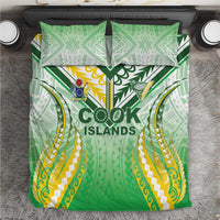 Cook Islands Rugby Bedding Set Unique Style White Version - Polynesian Pride