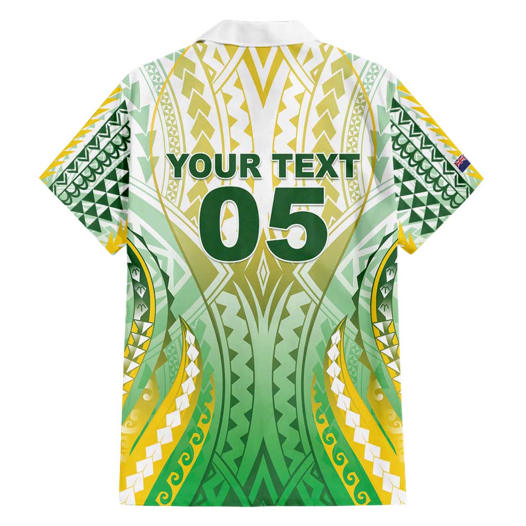 Custom Cook Islands Rugby Family Matching Long Sleeve Bodycon Dress and Hawaiian Shirt Unique Style White Version - Polynesian Pride